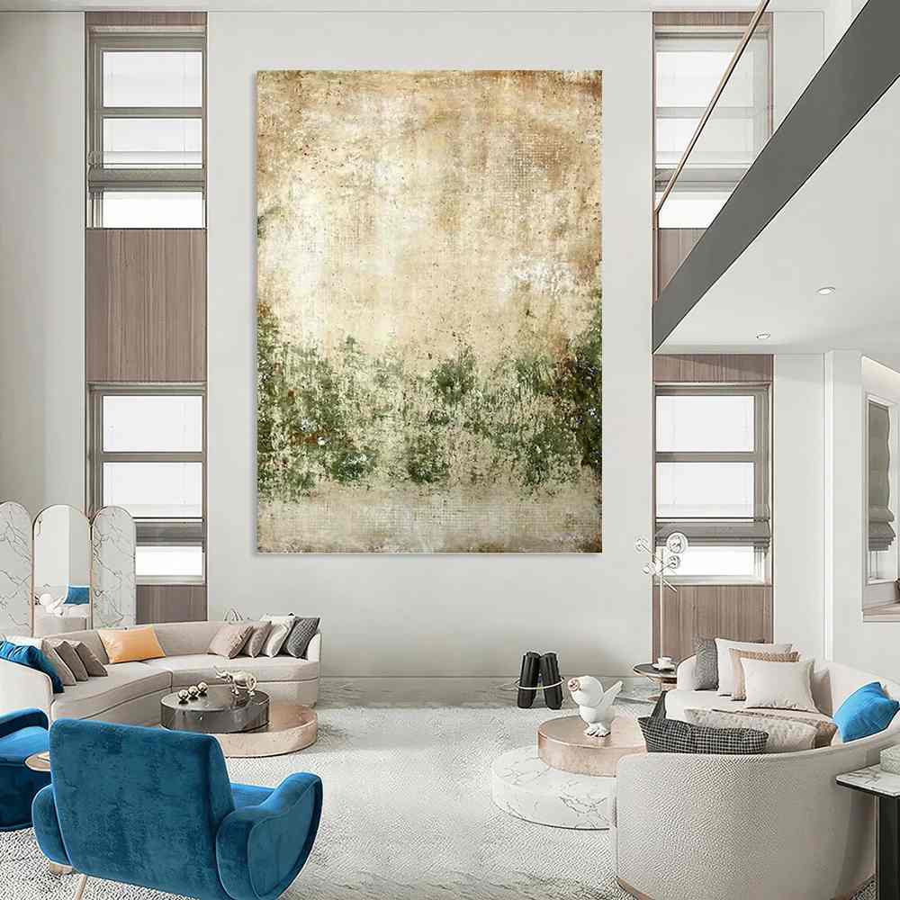Bedroom Scenic Textured - extra large wall sculpture decor